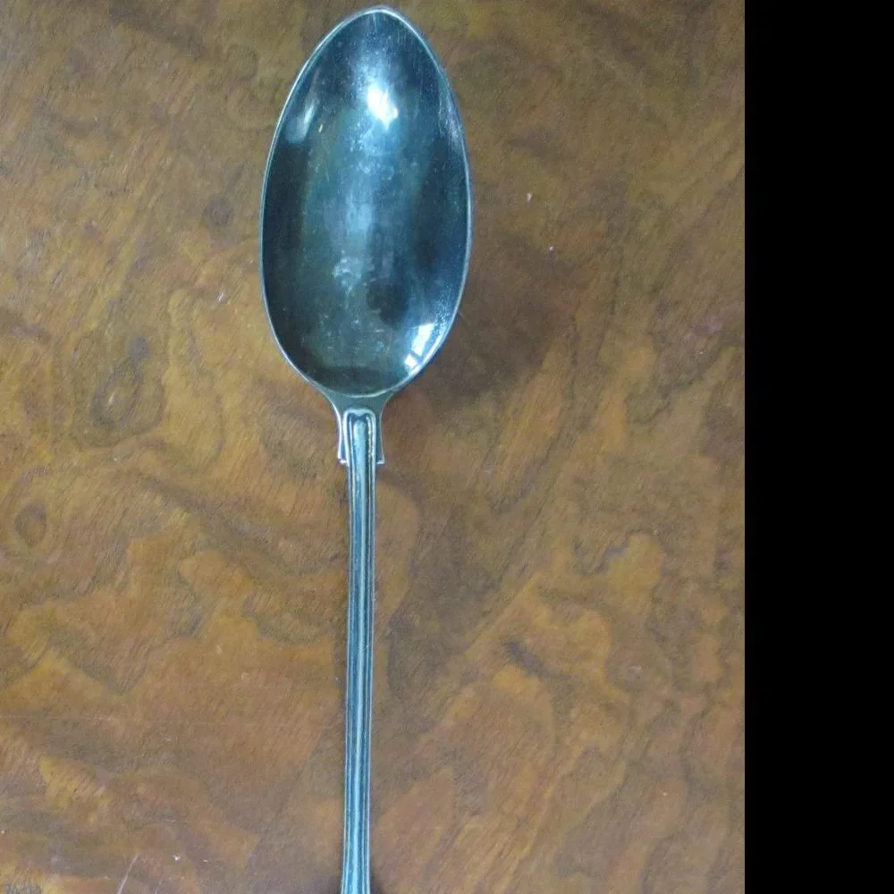 Large Serving Spoon Towle Silverplate Vintage salad spoon